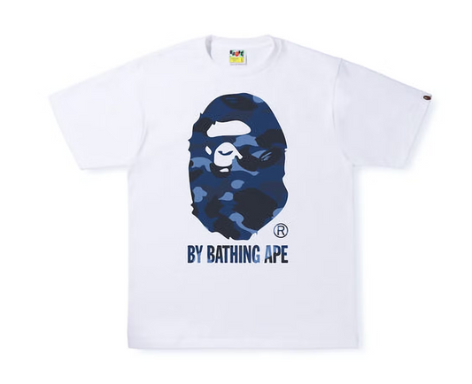 BAPE Color Camo By Bathing Ape Tee (SS22) White Navy