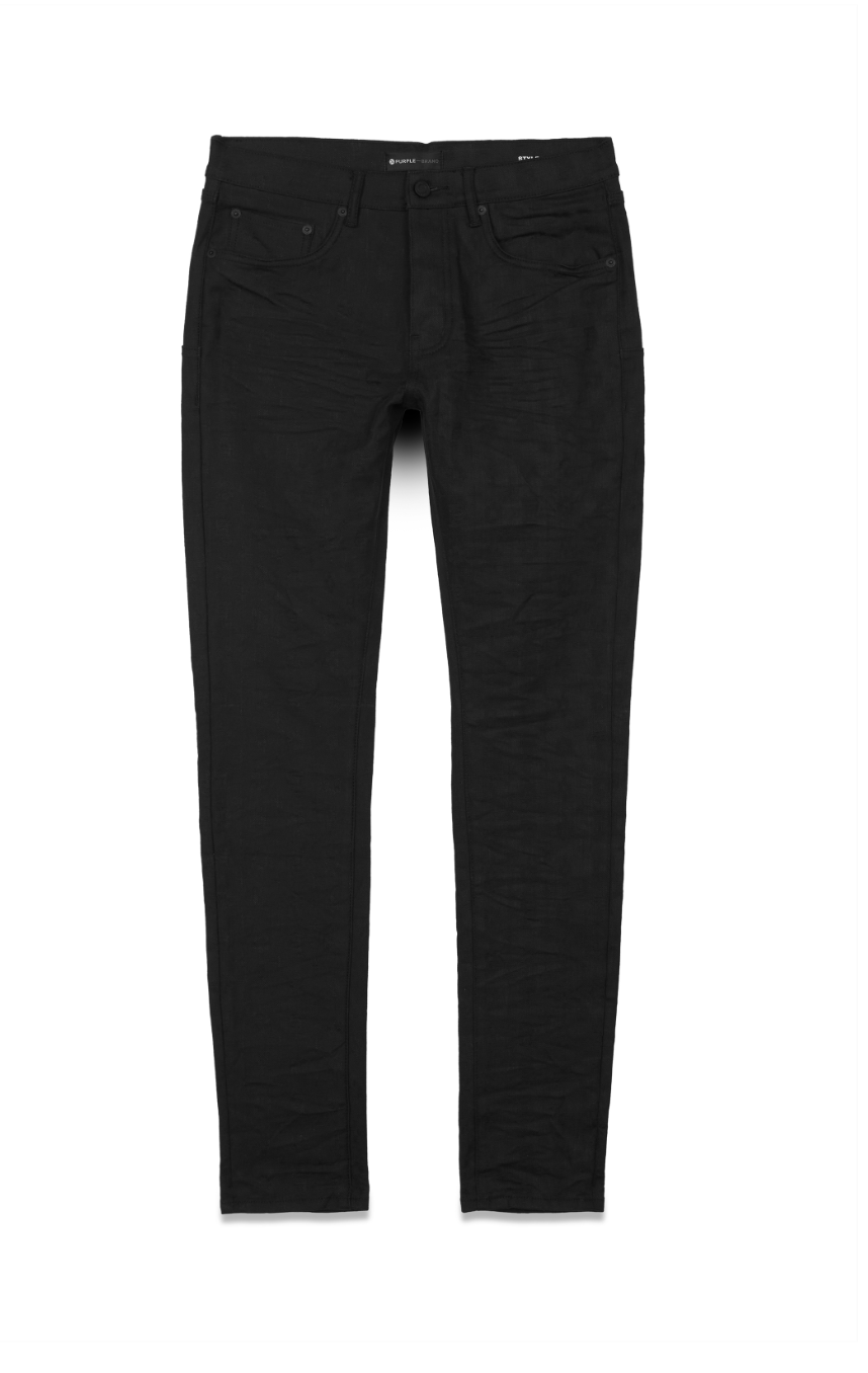 Buy PURPLE BRAND Two-tone Skinny Jeans - Two Tone Black At 30% Off