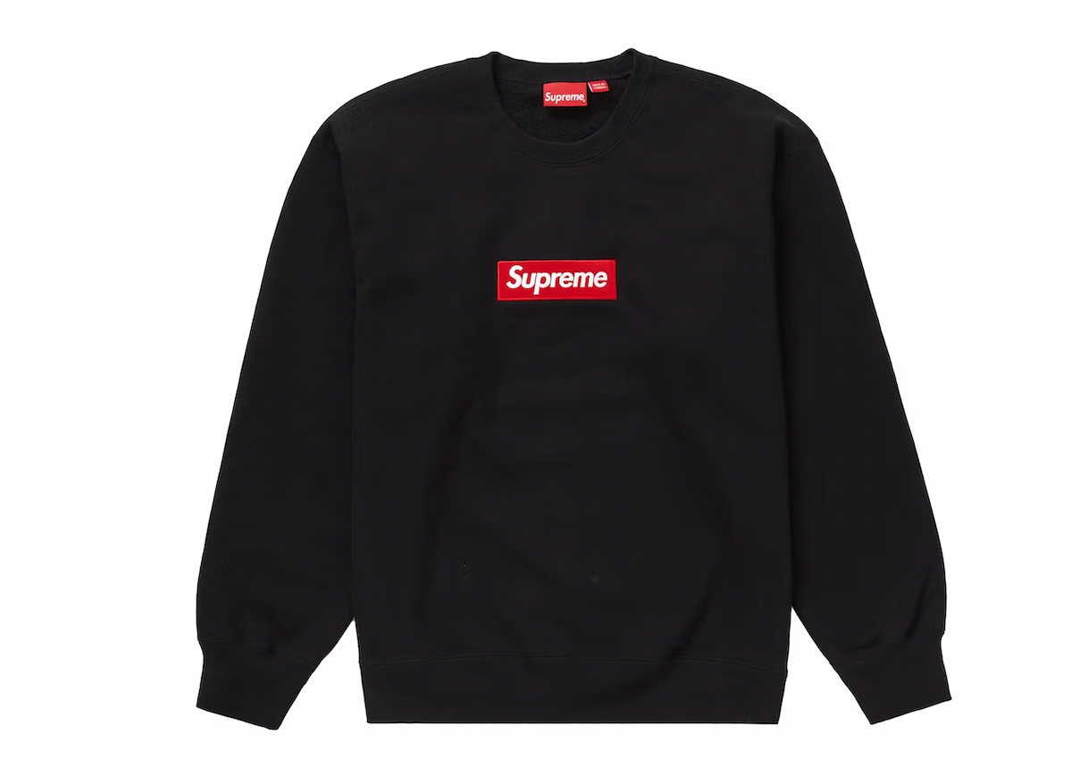 Supreme Box Logo Crewneck (FW22) Black