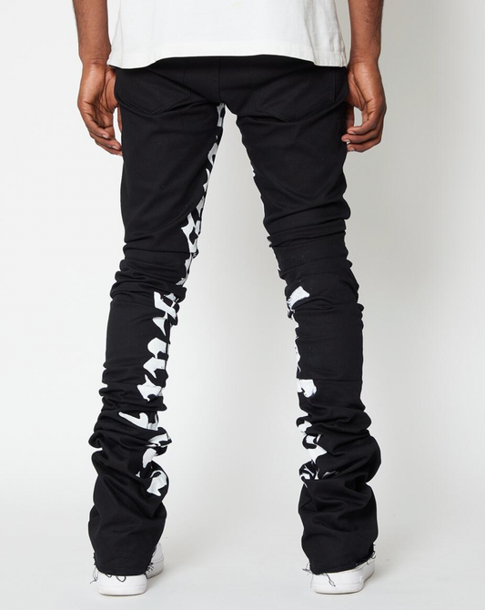 Golden Denim The True Stacked - Royal (Black Jean)