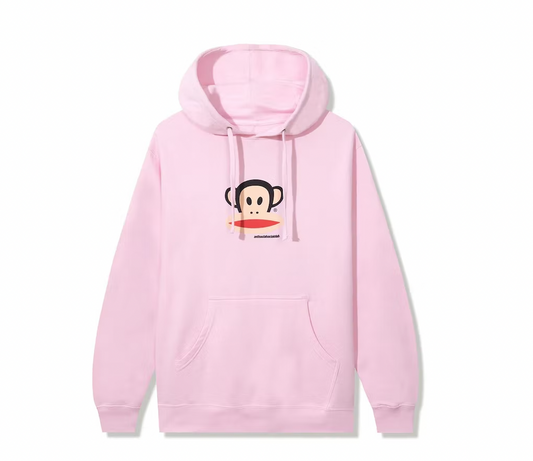 Anti Social Social Club x Paul Frank Hoodie Pink