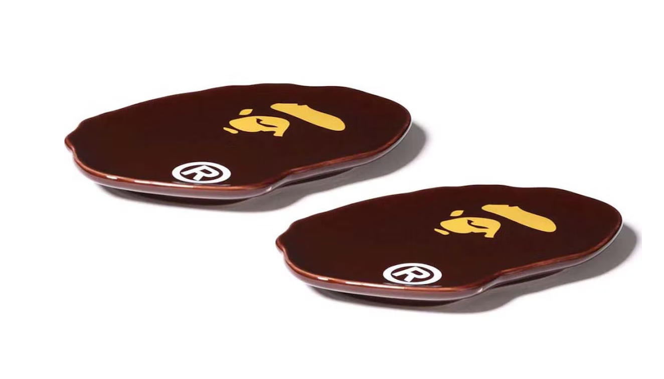 BAPE Ape Head Small Plate Two Piece Set