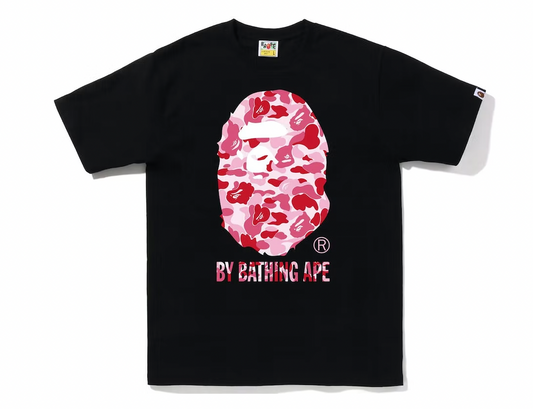 BAPE ABC Camo By Bathing Ape Tee Black Pink