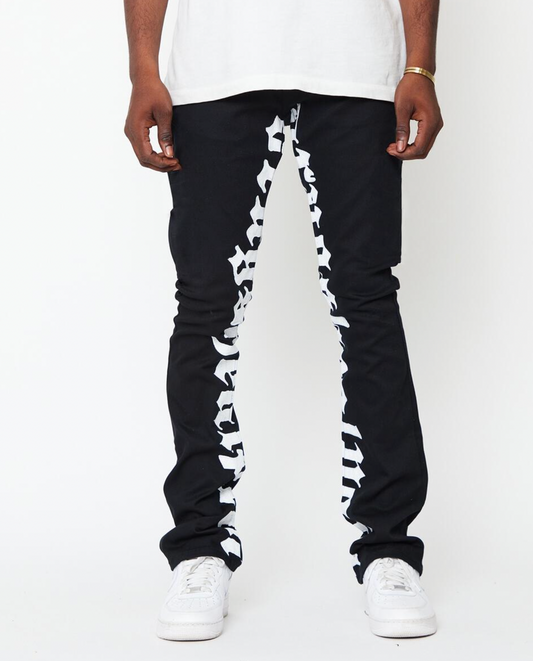 Golden Denim Stacked Flare Jeans 'Royal'