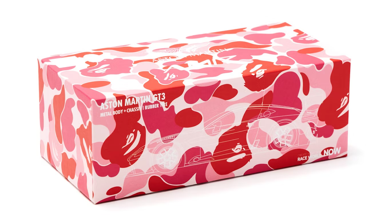 BAPE x POPRACE Aston Martin GT3 Pink