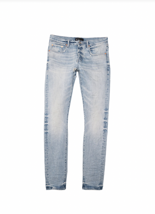 Purple Brand Worn Light Indigo Wash Denim