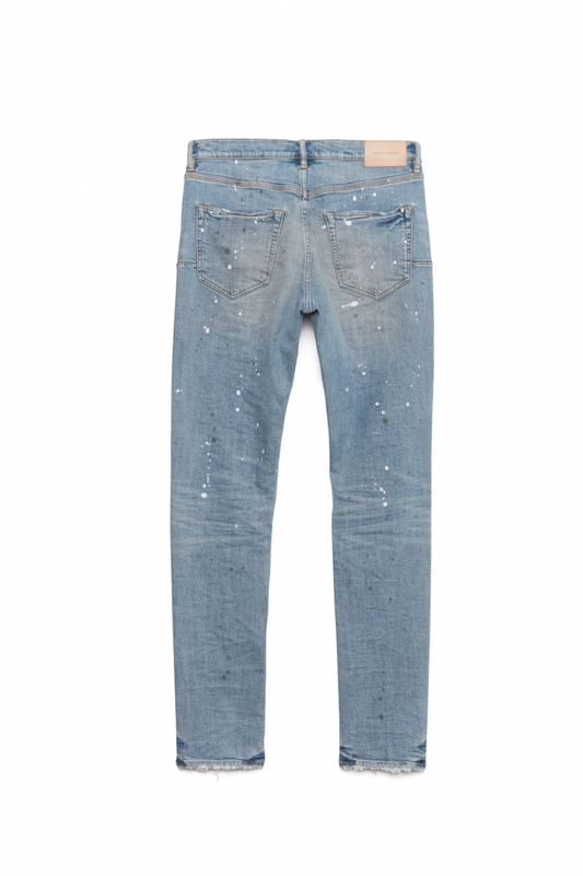 Purple Brand Worn Light Indigo Wash Denim