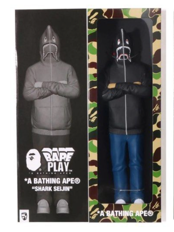 Bape Shark Seijin Figure Black