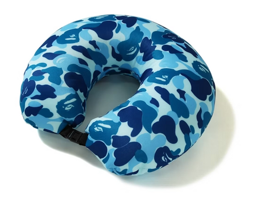 BAPE ABC 2Way Neck Pillow Blue