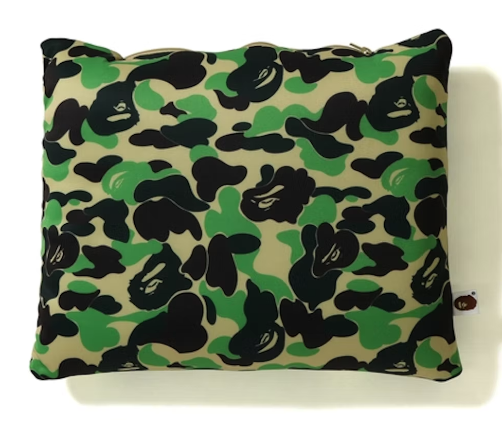 BAPE ABC 2Way Neck Pillow Green