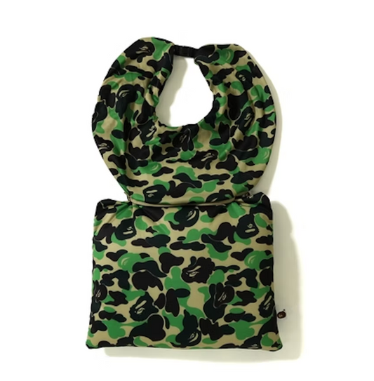 BAPE ABC 2Way Neck Pillow Green