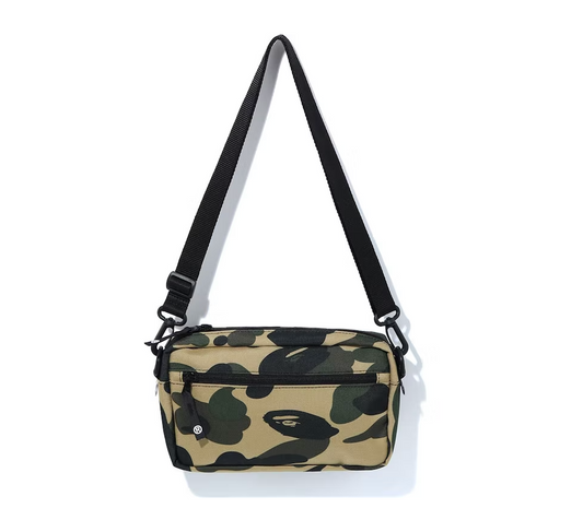 BAPE 1st Camo Cordura Mini Shoulder Bag Yellow