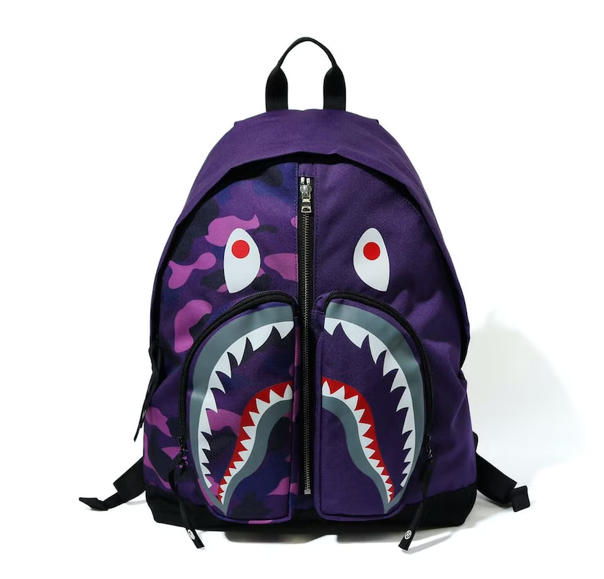 Bape Baby Milo Purple Backpack 