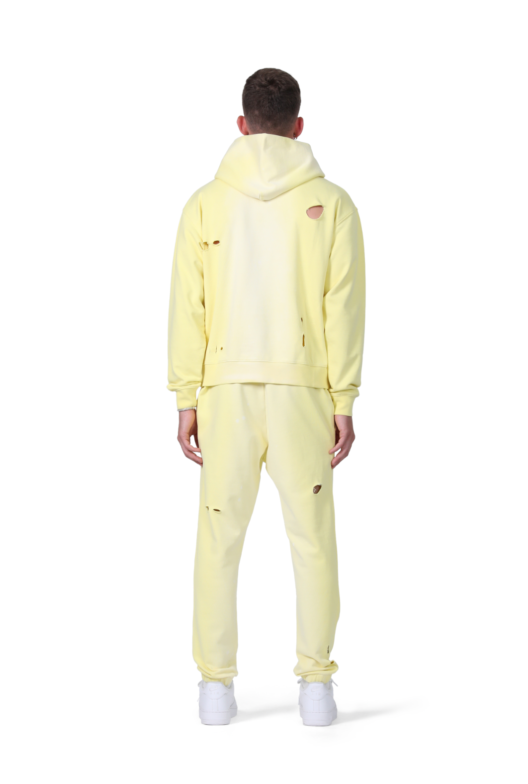 PURPLE BRAND FRENCH TERRY PO HOODY ELFIN YELLOW