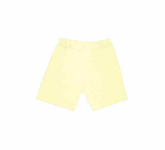 PURPLE BRAND FRENCH TERRY SHORT ELFIN YELLOW