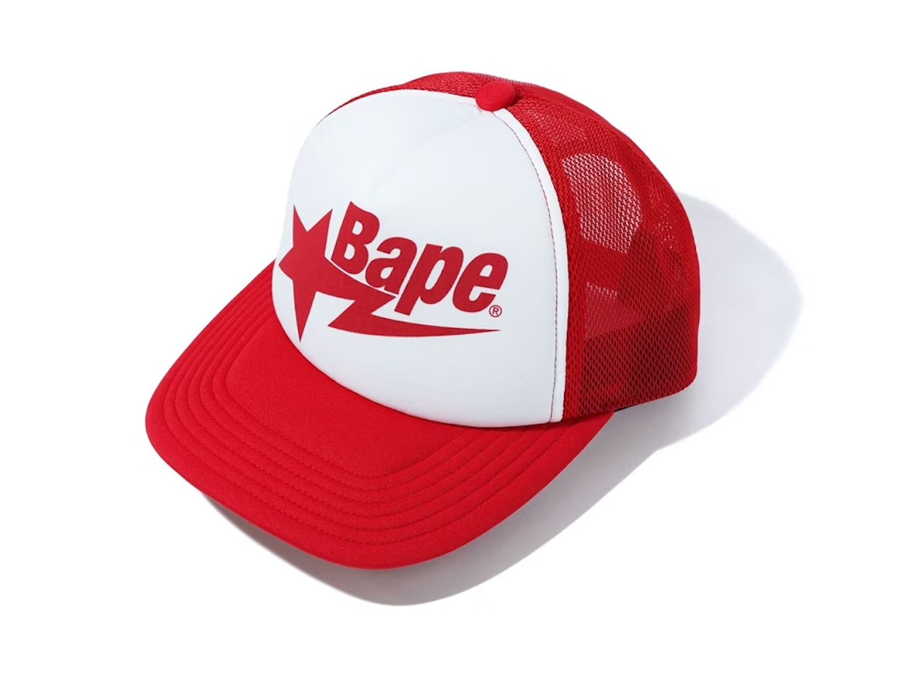 BAPE Sta Mesh Cap Red