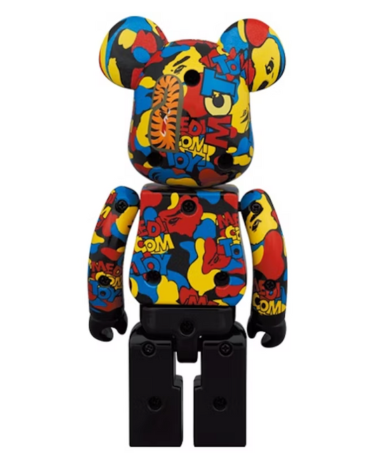 Bearbrick x BAPE Medicom Toy Camo Shark Chogokin 200%