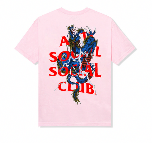 ANTI SOCIAL SOCIAL CLUB DOUBLE DRAGON TEE PINK