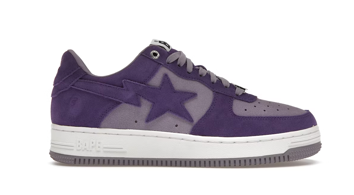 A Bathing Ape Bape Sta Suede Purple (2022)
