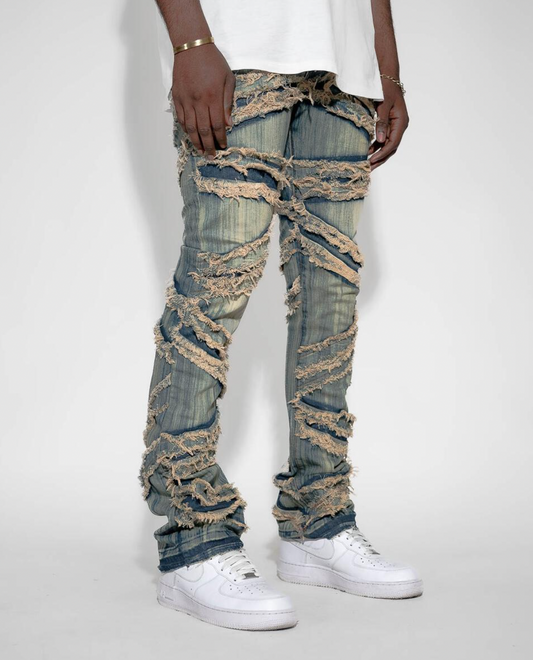 Golden Denim Carbonate Flare Denim