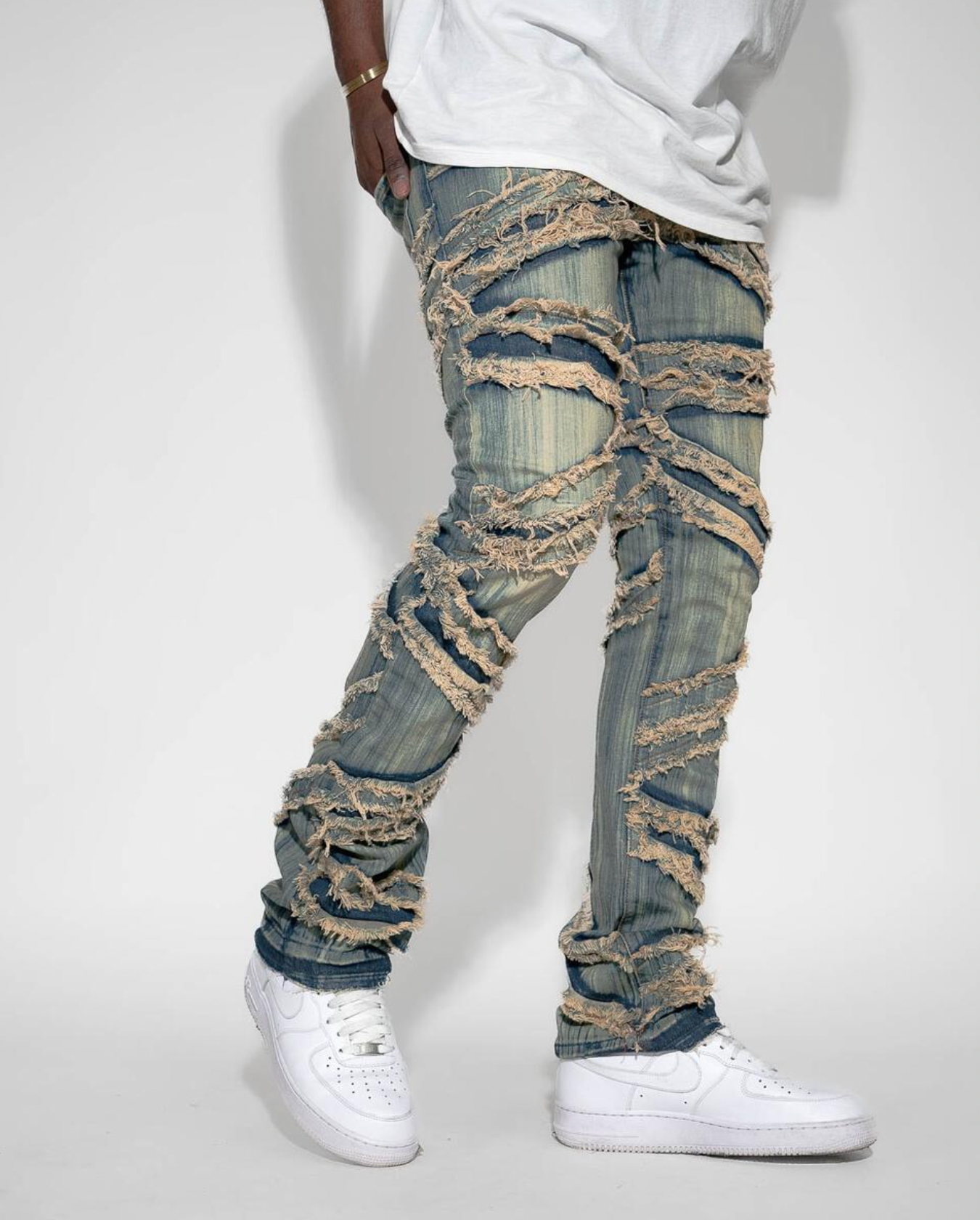 Golden Denim Carbonate Flare Denim