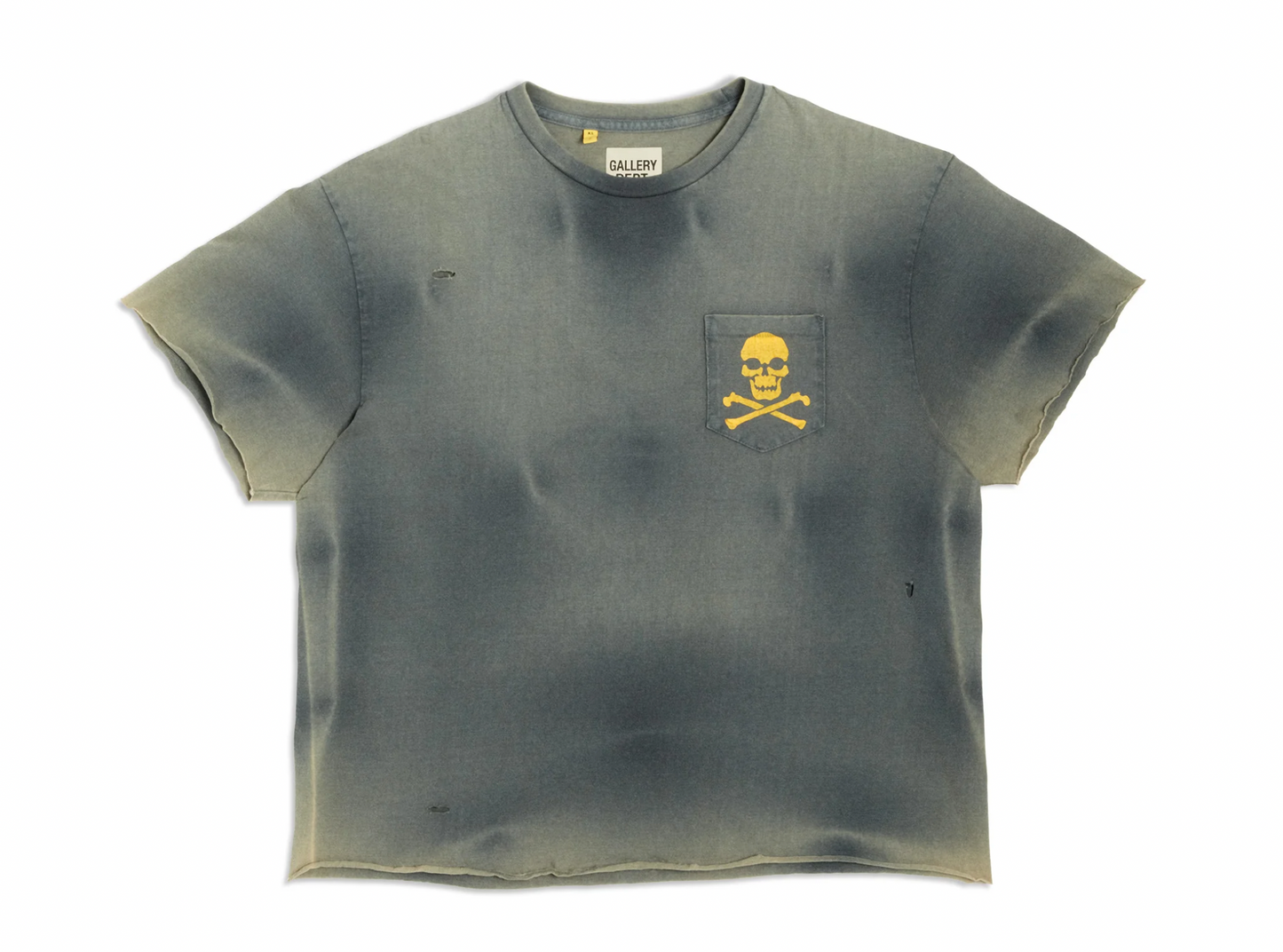 GALLERY DEPT. ZIP TEE WASHED BLACK