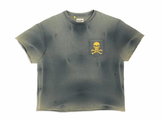 GALLERY DEPT. ZIP TEE WASHED BLACK