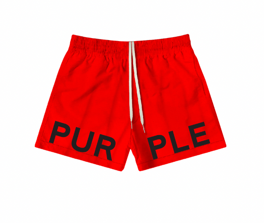 Purple Brand All Round Shorts ( RED)