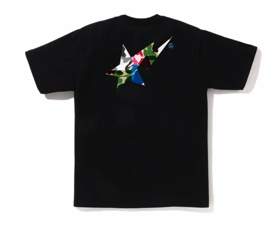 BAPE CRAZY BAPESTA LOGO TEE BLACK (SS23)