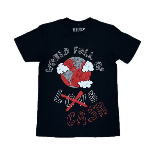 EVOL World Change Tee Black/Grey/Red