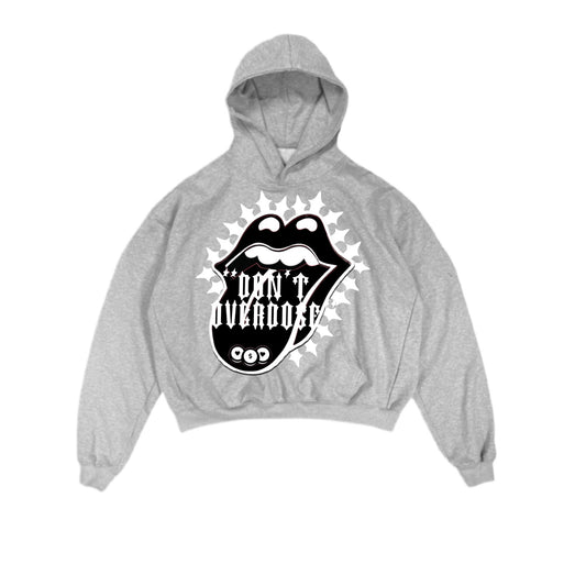 Evol Love Is A Drug Hoodie Grey/ Black