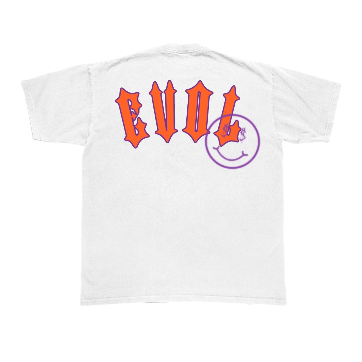 EVOL F*ck Love Shirt White and Orange
