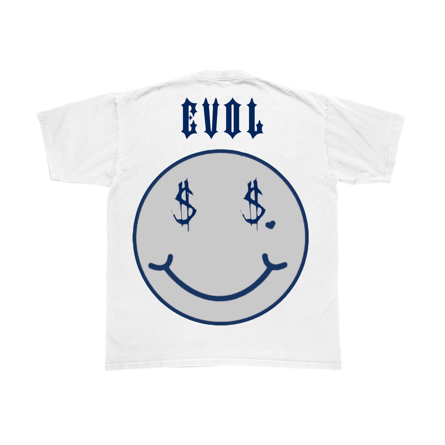 EVOL Risk It All Tee White/Grey/Navy
