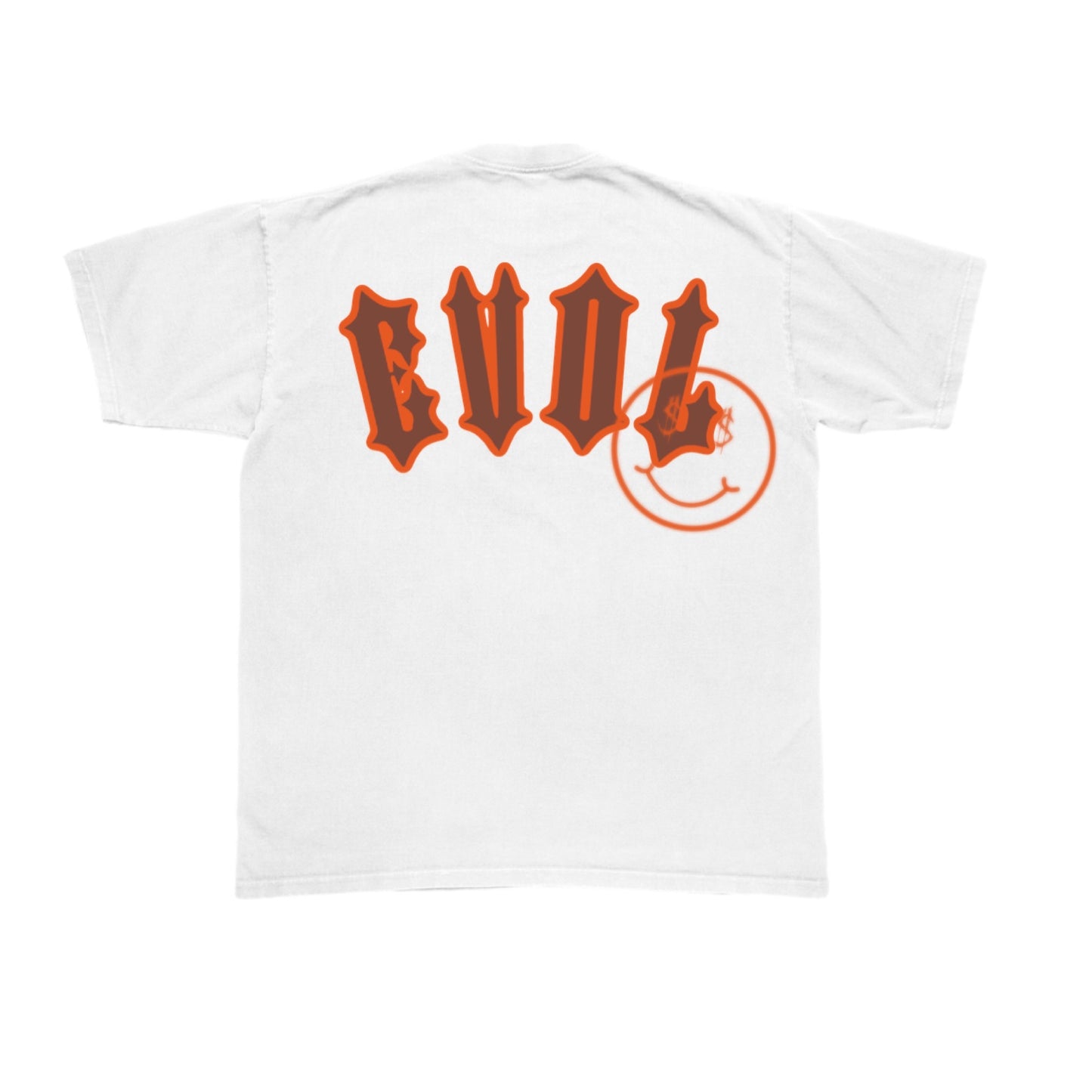 EVOL F*ck Love Shirt White and Brown
