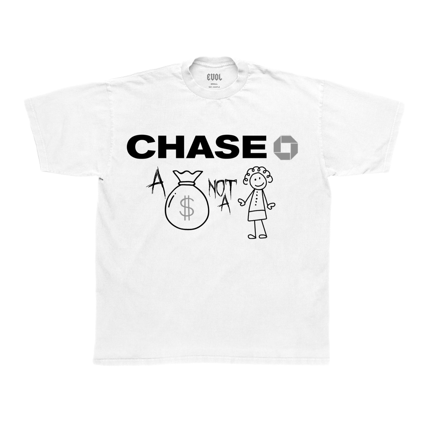 Evol Chase Tee White/Grey