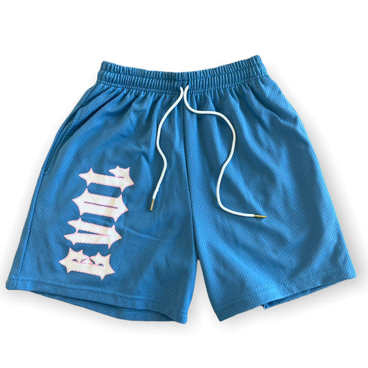 EVOL F*ck Love Shorts Blue and Pink