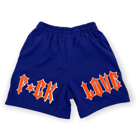 EVOL F*ck Love Shorts Purple and Orange