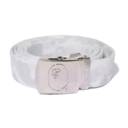 BAPE Color Camo Apehead Gi Belt White