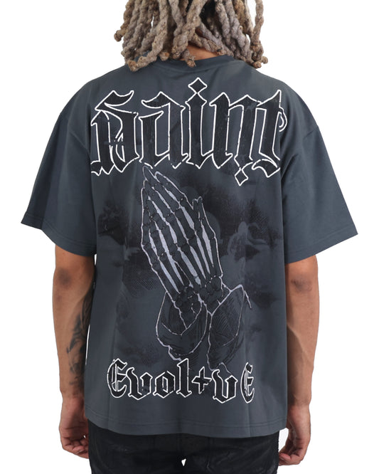 EVOLV+VE Saints Vs Sinners Heavy Tee