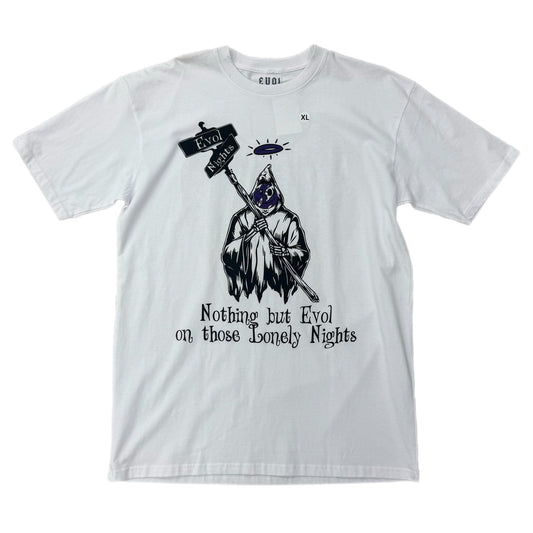EVOL NIGHTS TEE WHITE/PURPLE