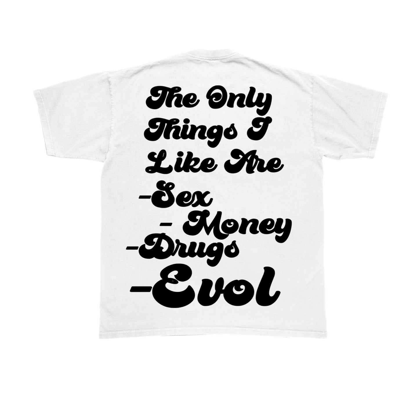 EVOL Love is For Lames Tee White/Black