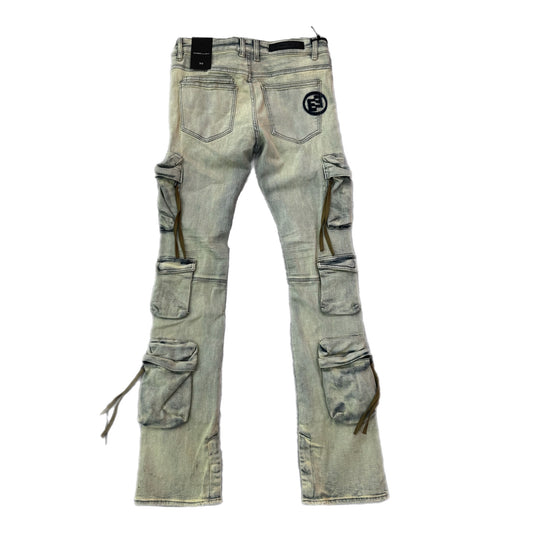 Embellish Hawk Cargo Denim Jeans