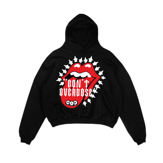 Evol Love Is A Drug Hoodie Black/ Red