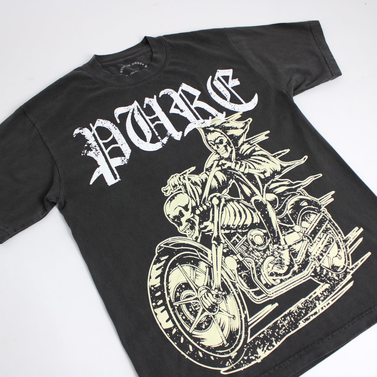 PAIN IS PURE REAPERS CLUB BIKER PURE TEE VINTAGE BLACK/CREAM
