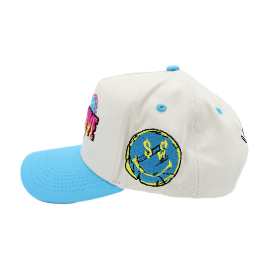 EVOL + VE F*CK LOVE I BLAME YOU HAT CREAM/BLUE