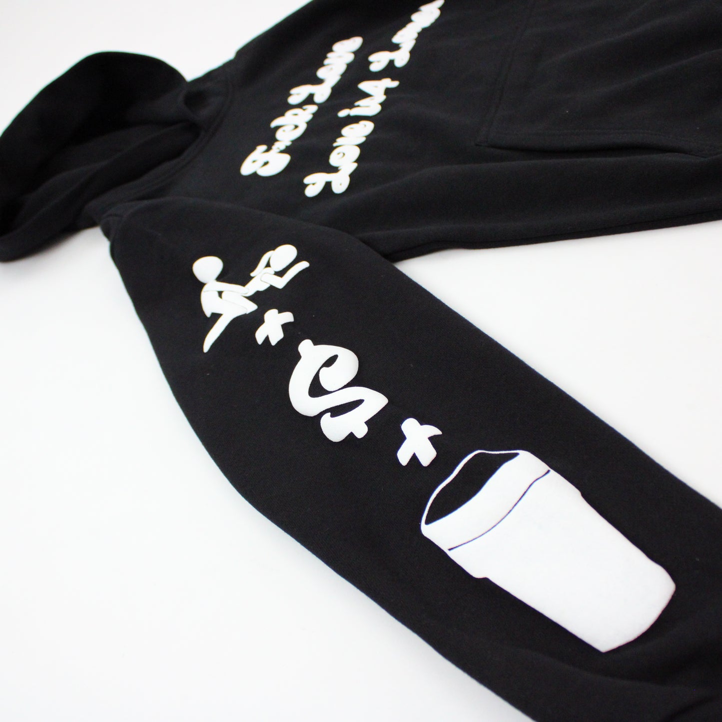 EVOL Love Is For Lames Black and White Hoodie