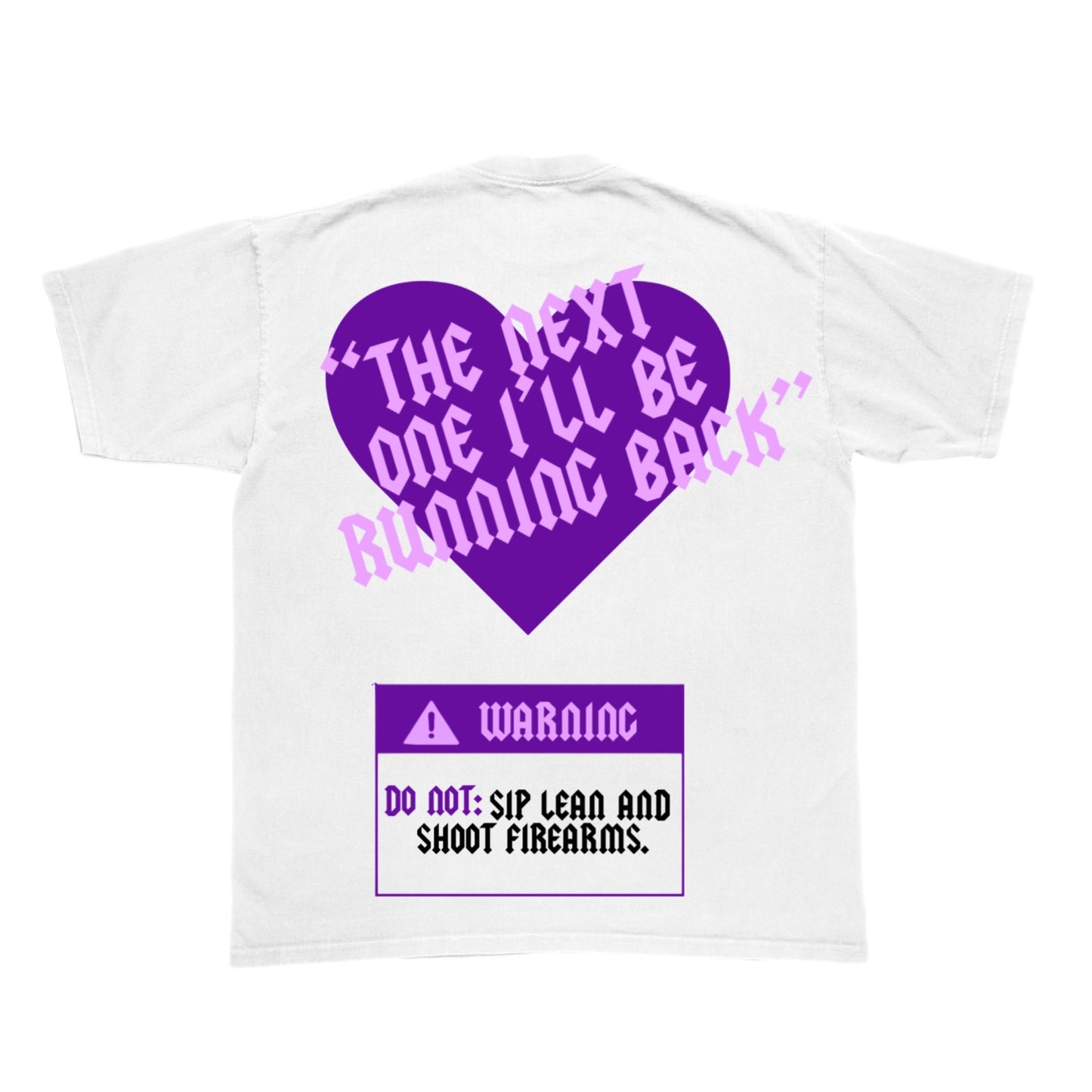 EVOL Double Cup Tee White/Purple