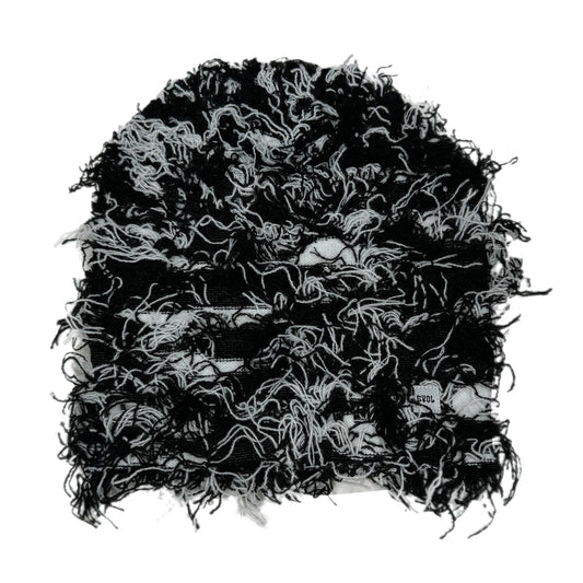 EVOL Loose Knit Allover Beanie Black/White