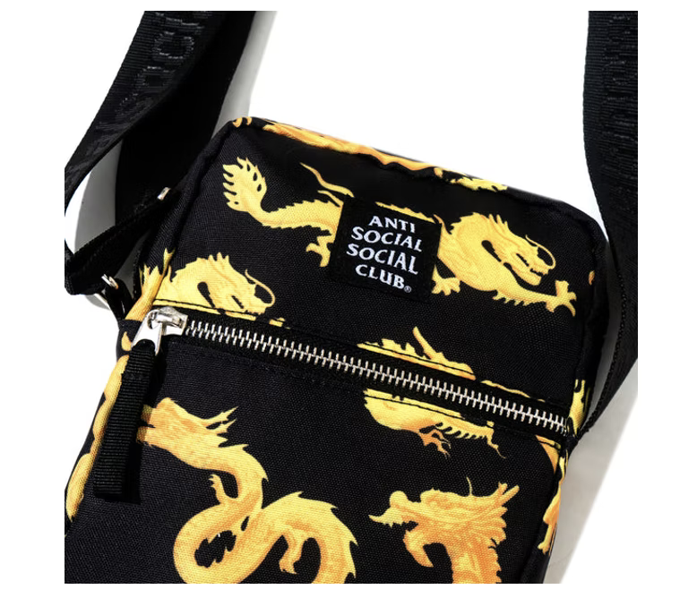 Anti Social Social Club 24k Black Side Bag