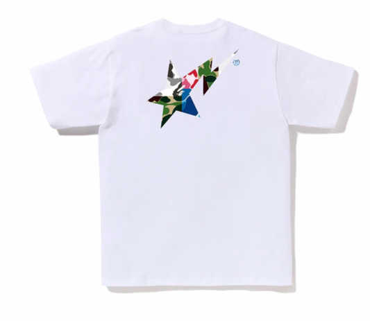 BAPE CRAZY BAPESTA LOGO TEE WHITE (SS23)